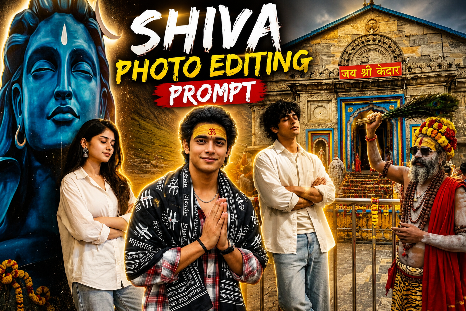Lord Shiva AI Photo Editing Prompt